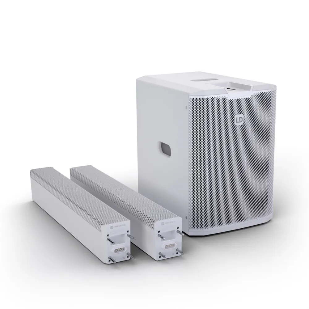 LD Systems MAUI® 28 G3 W - Kompaktes Cardioid Säulen PA System, Weiß