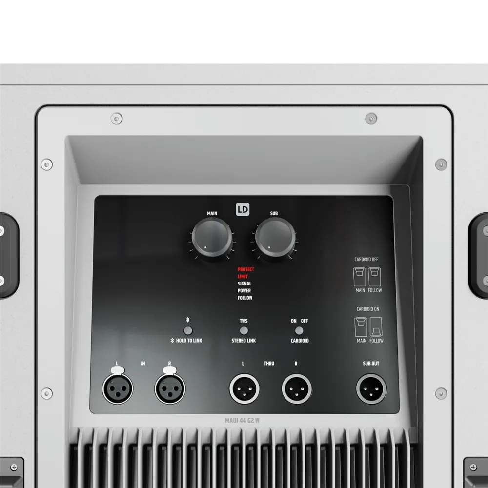 LD Systems MAUI® 44 G2 SUB W - Aktiver 15"  Subwoofer für MAUI 44 G2, weiß