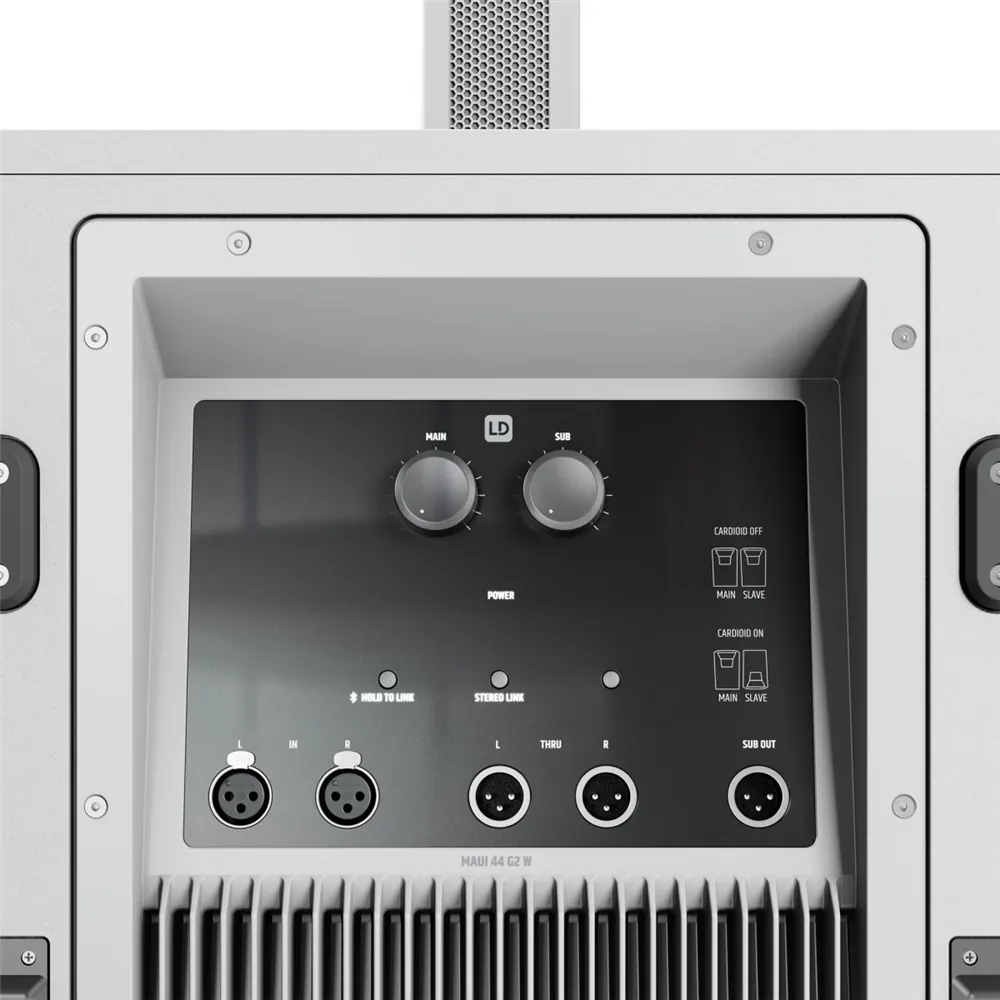 LD Systems MAUI® 44 G2 W - Professionelles Säulen PA System, Weiß