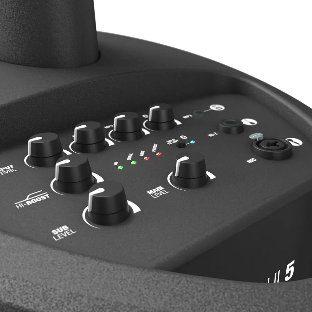 LD Systems MAUI 5 - Ultra portables Säulen PA System mit Mixer und Bluetooth
