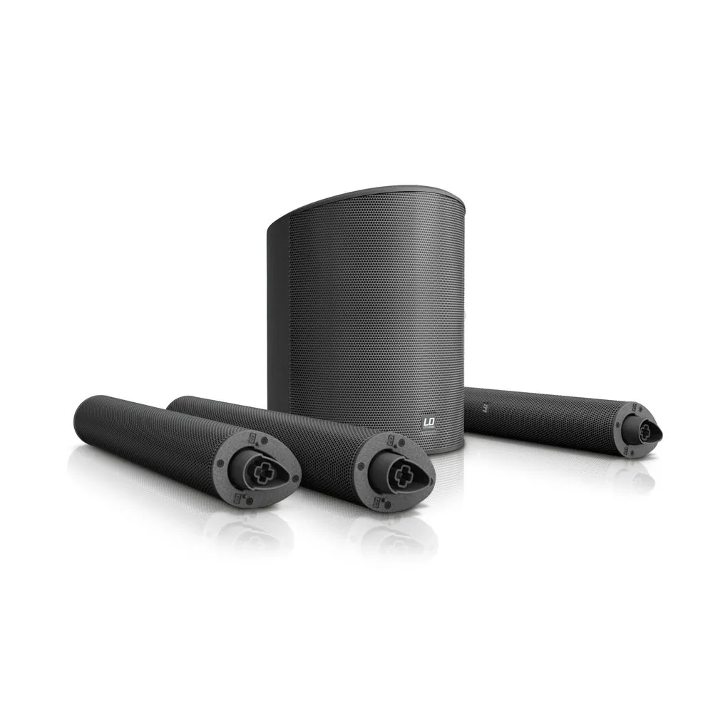 LD Systems MAUI 5 - Ultra portables Säulen PA System mit Mixer und Bluetooth