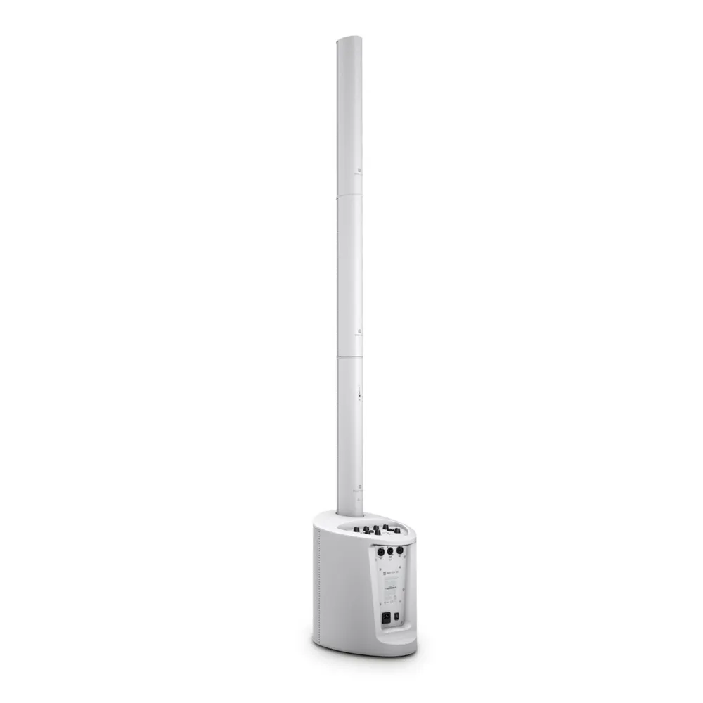 LD Systems MAUI® 5 GO 100 W - Ultraportables akkubetriebenes Säulen-PA-System weiß - 3200 mAh Version