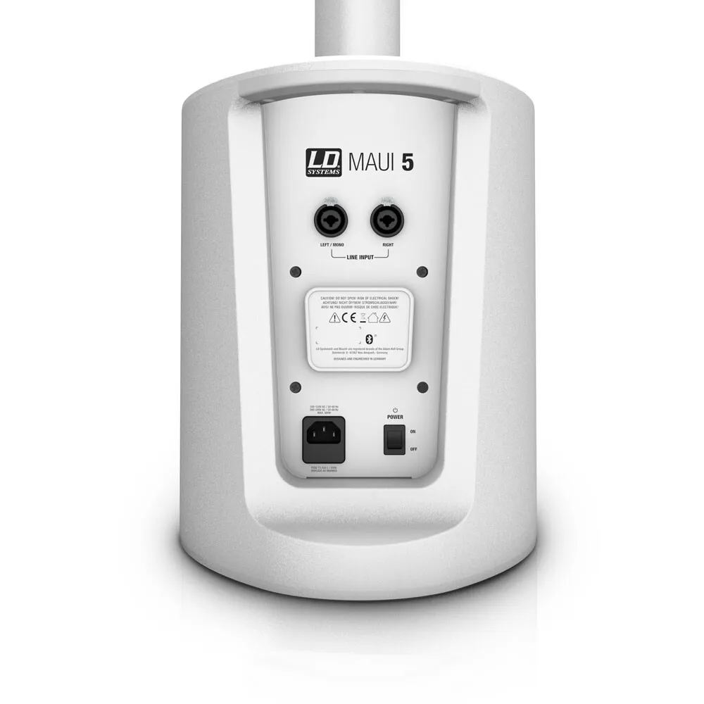 LD Systems MAUI5 mit Mixer und Bluetooth