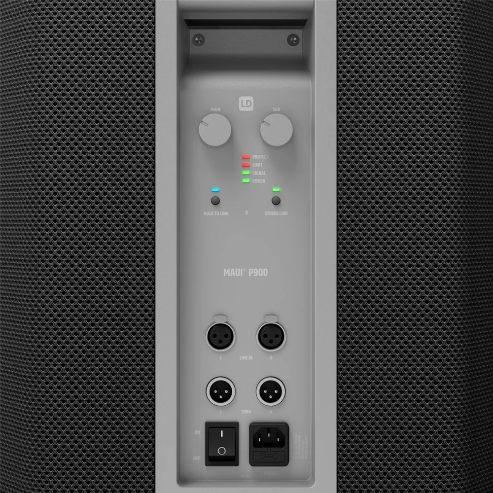 LD Systems MAUI P900 B - Aktive Säulen-PA by Porsche Design Studio in Graphite Black