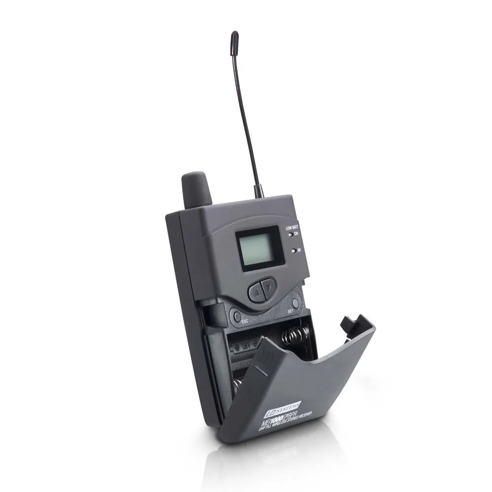 LD Systems MEI 1000 G2 BUNDLE - In-Ear Monitoring System drahtlos mit 2 x Belt Pack und 2 x In-Ear-Kopfhörer
