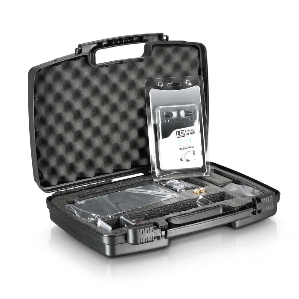 LD Systems MEI 1000 G2 BUNDLE - In-Ear Monitoring System drahtlos mit 2 x Belt Pack und 2 x In-Ear-Kopfhörer