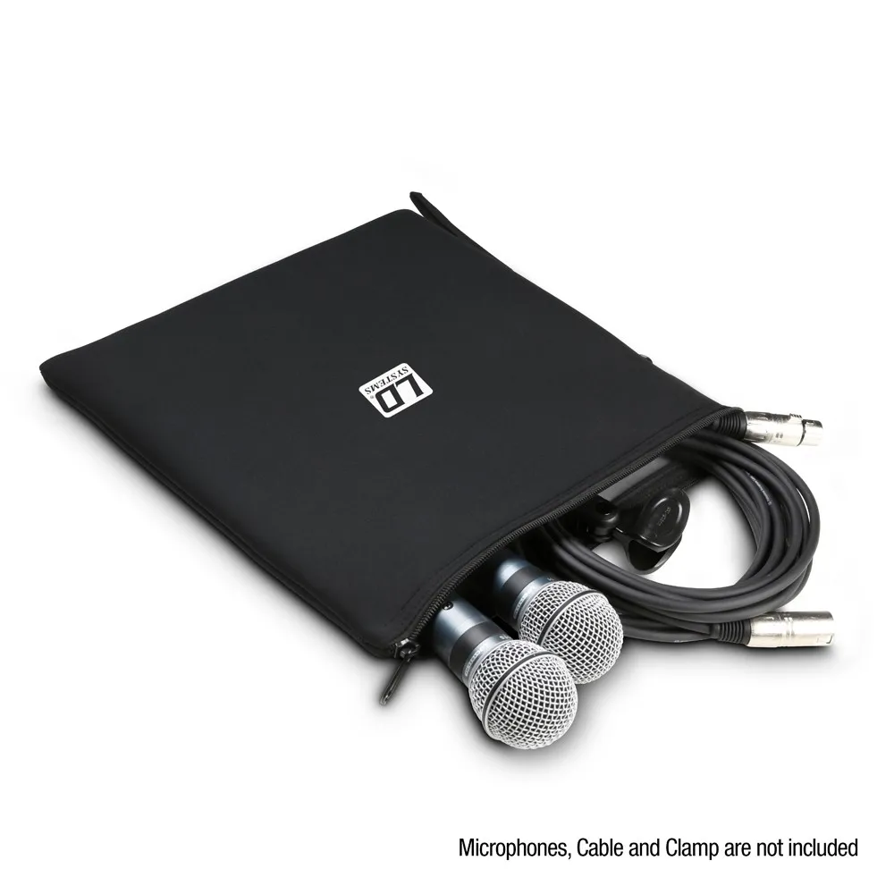 LD Systems MIC BAG XL - Universelle Aufbewahrungstasche für Mikrofone 300 x 300 mm