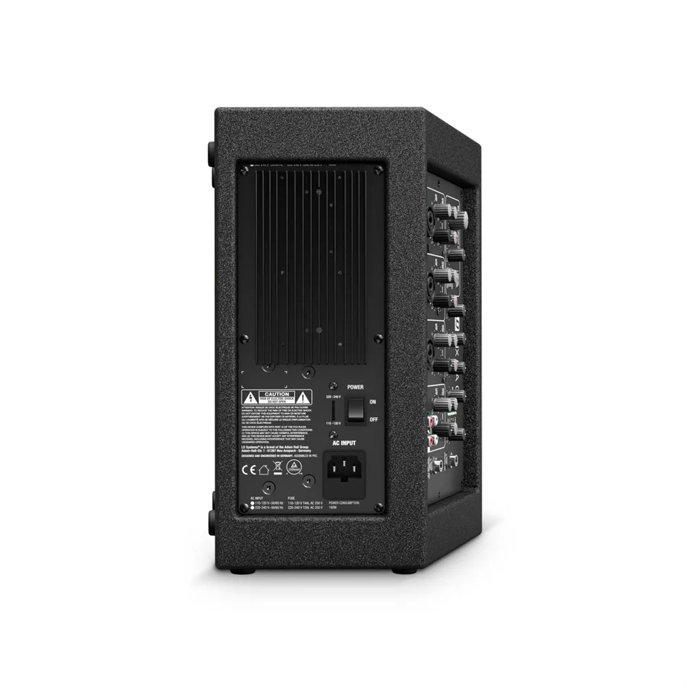 LD Systems MIX 6 A G3 - 2-Weg Aktiv-Lautsprecher mit Integriertem 4-Kanal-Mixer