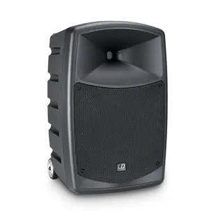 LD Systems ROADBUDDY 10 - Akkubetriebener Bluetooth-Lautsprecher mit Mixer und Funkmikrofon