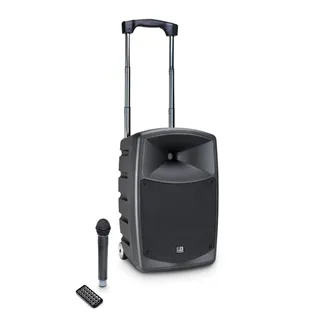 LD Systems ROADBUDDY 10 B6 - Akkubetriebener Bluetooth-Lautsprecher mit Mixer und Funkmikrofon