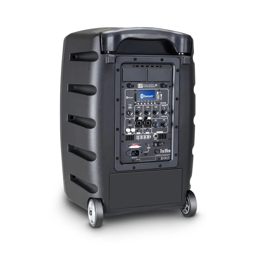 LD Systems ROADBUDDY 10 BASIC - Akkubetriebener Bluetooth-Lautsprecher mit Mixer
