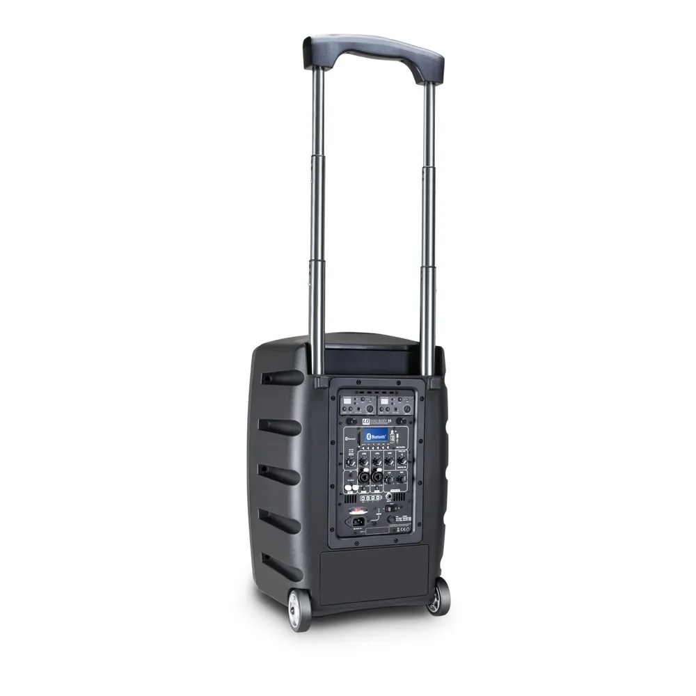 LD Systems ROADBUDDY 10 BPH 2 - Akkubetriebener Bluetooth-Lautsprecher mit Mixer, 2 Bodypacks und 2 Headsets