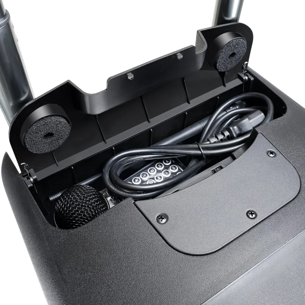 LD Systems ROADBUDDY 10 HBH 2 B6 - Akkubetriebener Bluetooth-Lautsprecher mit Mixer, Funkmikrofon, Bodypack und Headset
