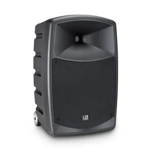 LD Systems ROADBUDDY 10 HHD 2 B5 - Akkubetriebener Bluetooth-Lautsprecher mit Mixer und 2 Funkmikrofonen