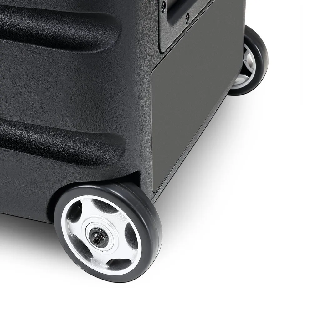 LD Systems ROADBUDDY 10 HS - Akkubetriebener Bluetooth-Lautsprecher mit Mixer, Bodypack und Headset