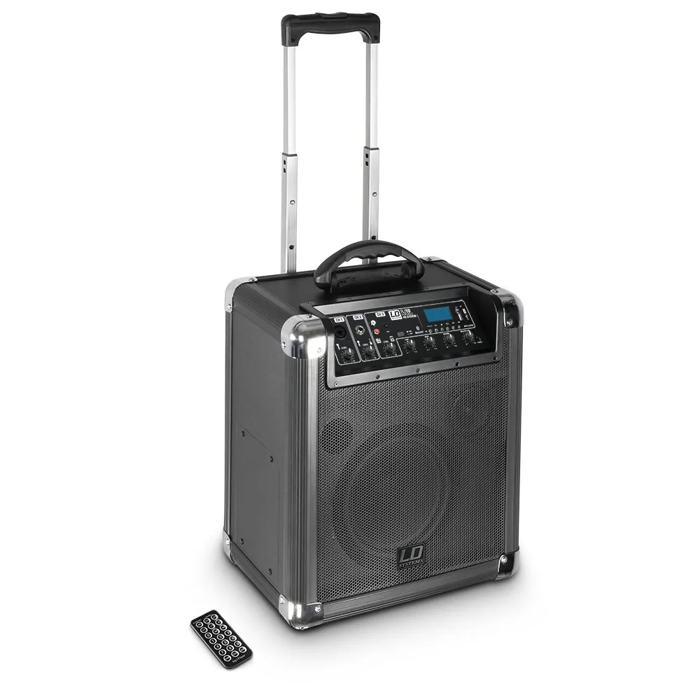 LD Systems Roadjack 10 - Akkubetriebener Bluetooth-Lautsprecher mit Mixer