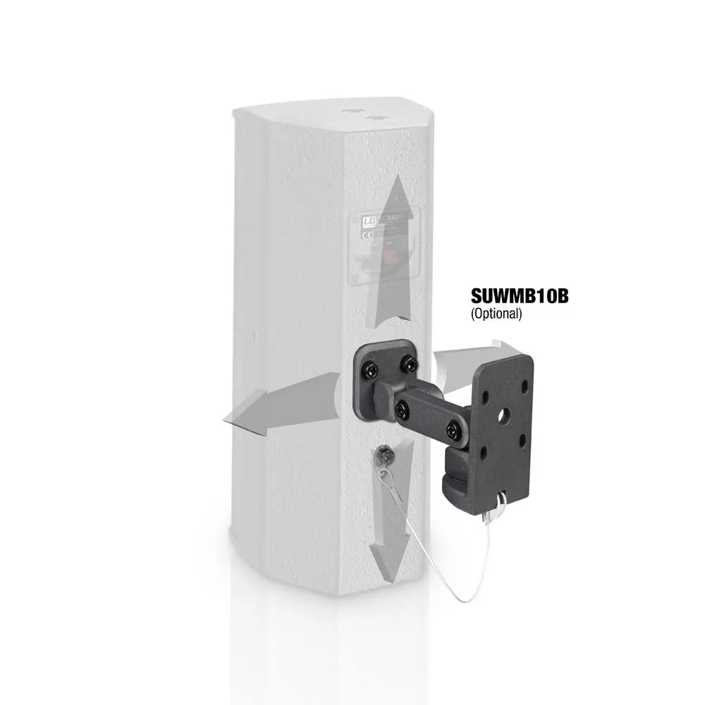 LD Systems SAT 242 G2 - 2 x 4" Installationslautsprecher passiv schwarz