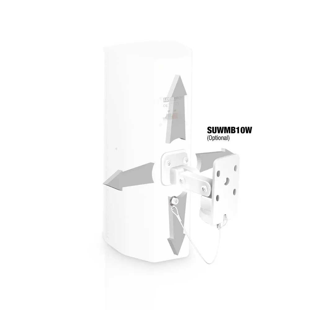 LD Systems SAT 242 G2 W - 2 x 4" Installationslautsprecher passiv weiß