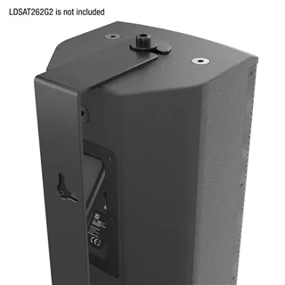 LD Systems SAT 262 G2 WMB - Schwenkbare Wandhalterung für LDSAT262G2 schwarz