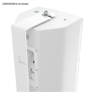 LD Systems SAT 262 G2 WMB W - Schwenkbare Wandhalterung für LDSAT262G2 weiß