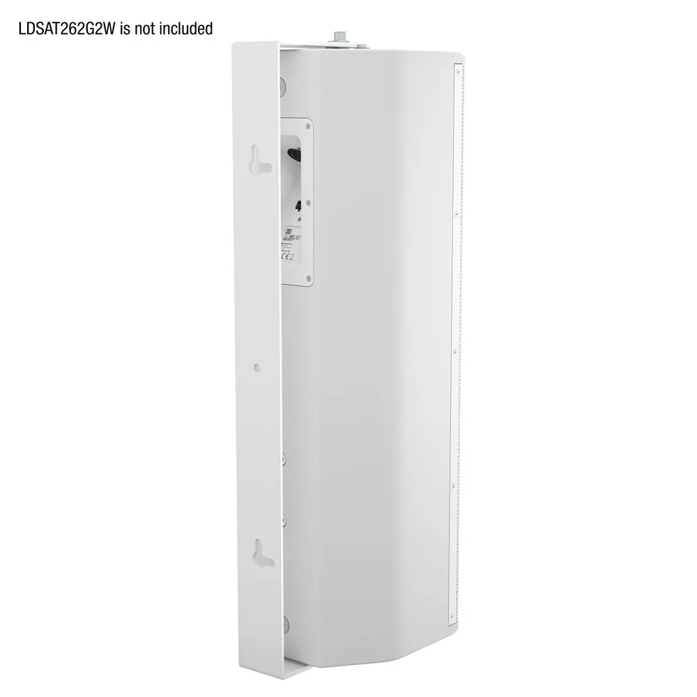 LD Systems SAT 262 G2 WMB W - Schwenkbare Wandhalterung für LDSAT262G2 weiß