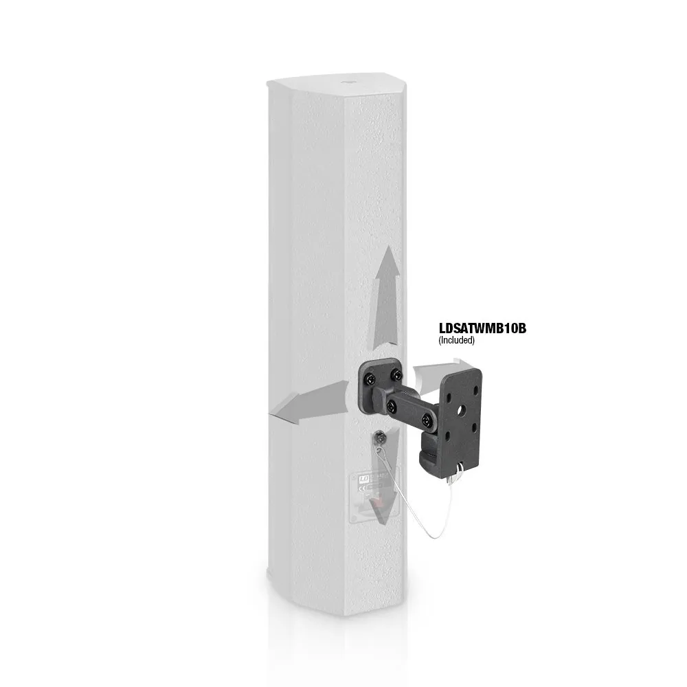 LD Systems SAT 442 G2 - 4 X 4" Installationslautsprecher passiv schwarz