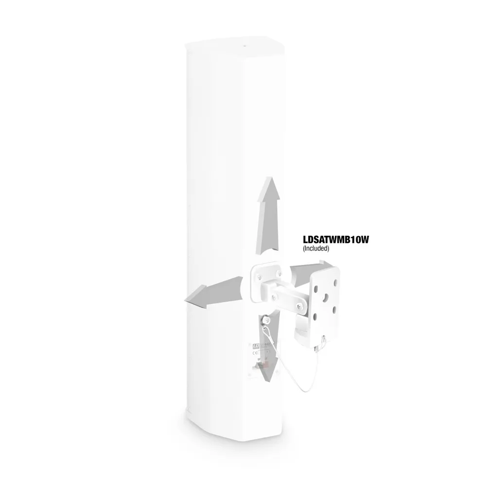 LD Systems SAT 442 G2 W - 4 x 4" Installationslautsprecher passiv weiß
