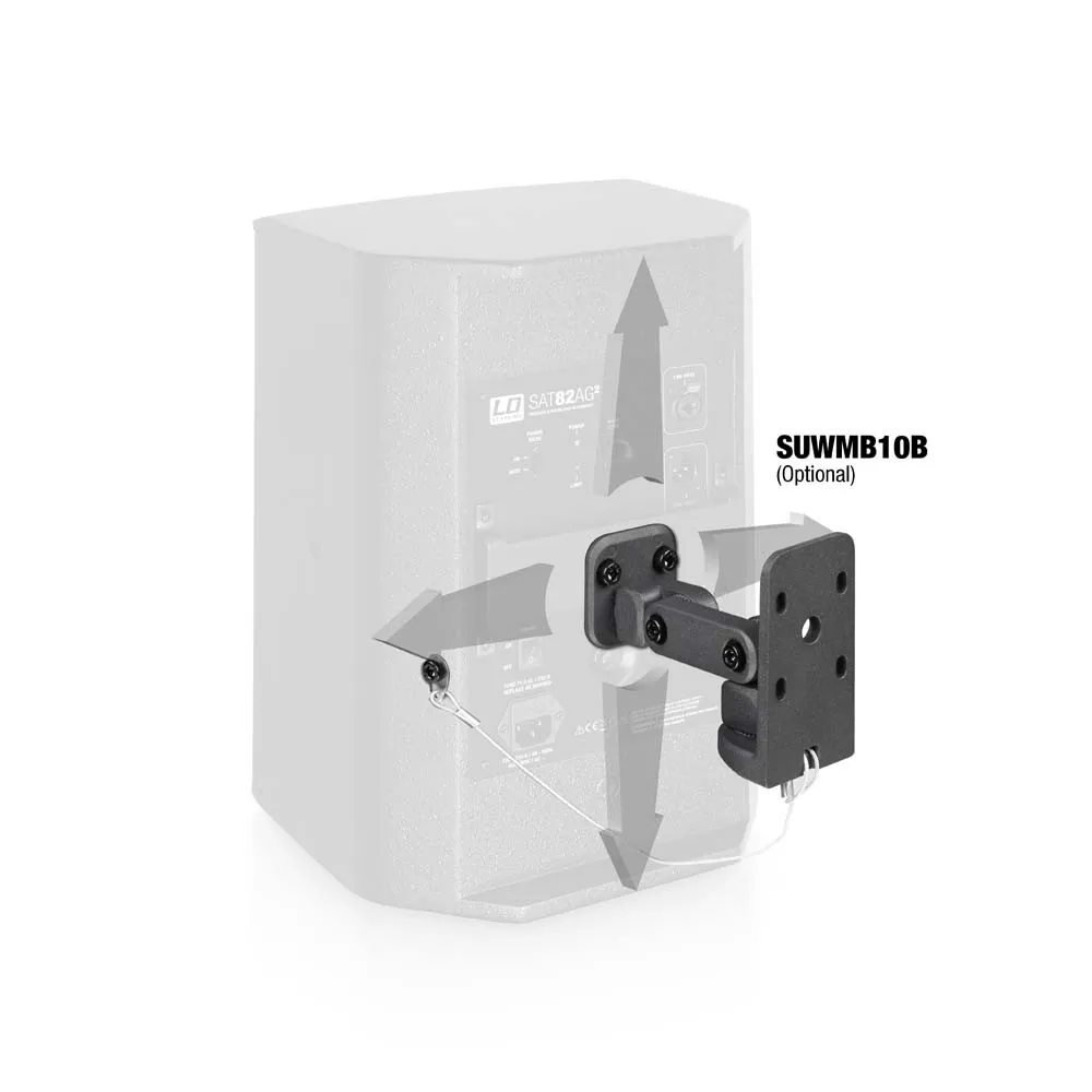 LD Systems SAT 62 A G2 - 6,5" Installationslautsprecher aktiv schwarz