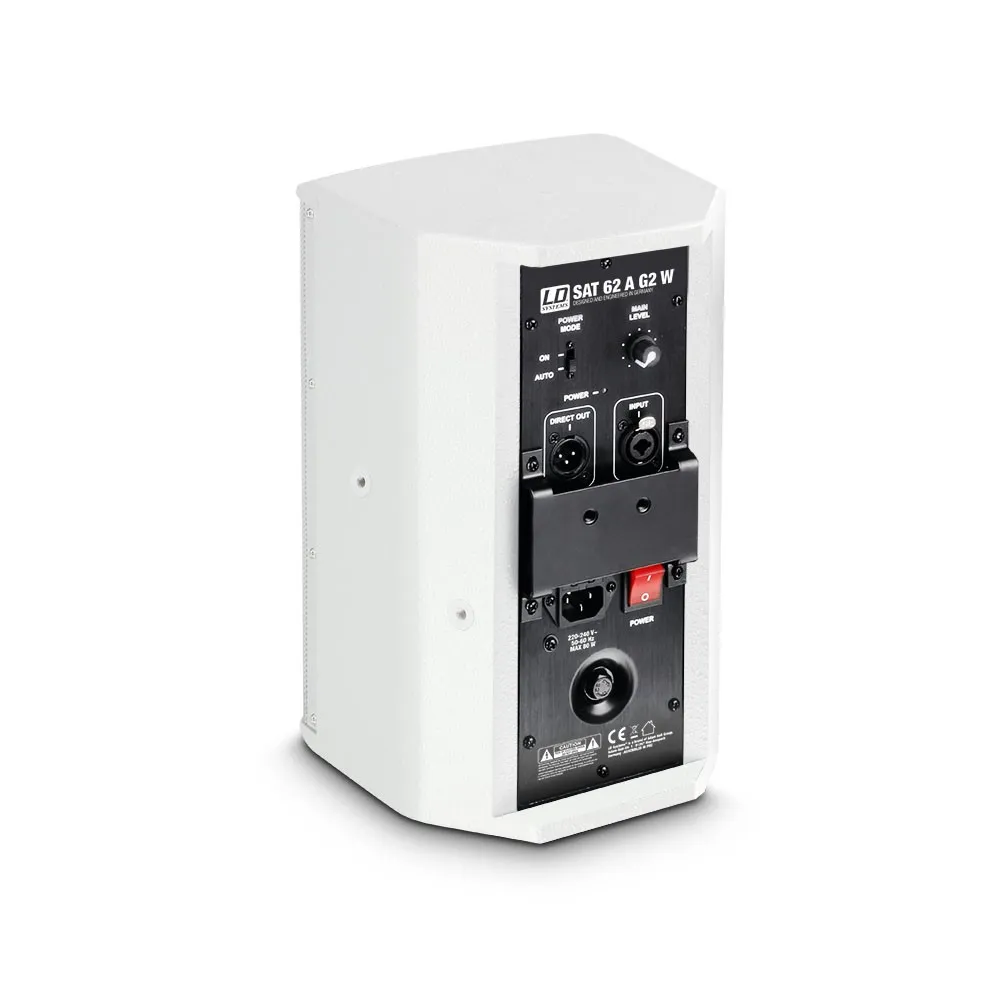 LD Systems SAT 62 A G2 W - 6,5" Installationslautsprecher aktiv weiß
