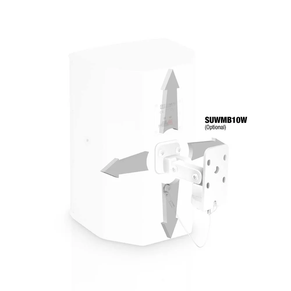 LD Systems SAT 62 G2 W - 6,5" Installationslautsprecher passiv weiß (Paar)