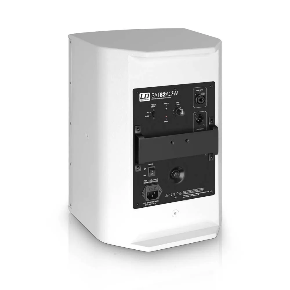 LD Systems SAT 82 A G2 W - 8" Installationslautsprecher aktiv weiß