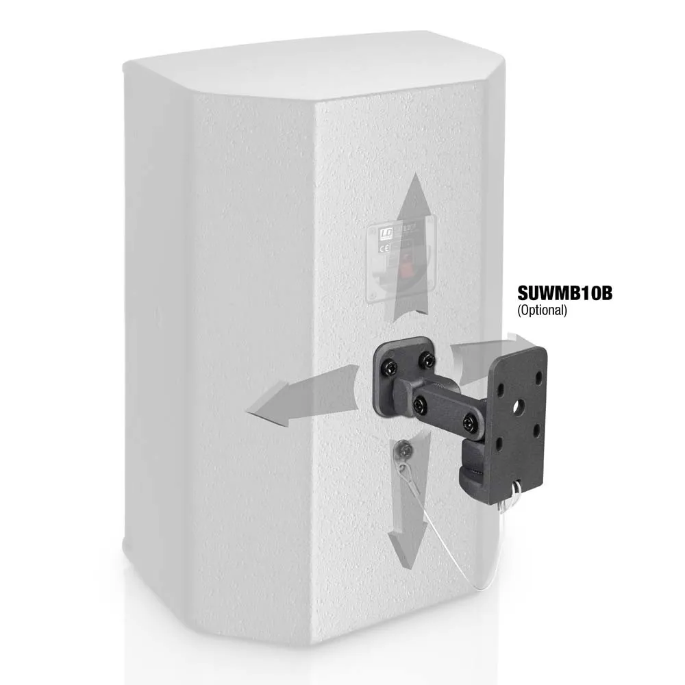 LD Systems SAT 82 G2 - 8" Installationslautsprecher passiv schwarz