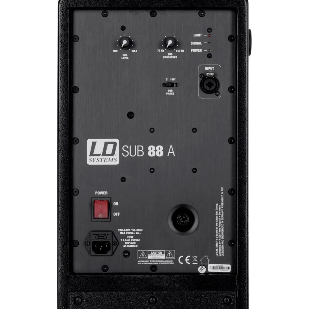 LD Systems SUB 88 A - 2 x 8" Subwoofer aktiv