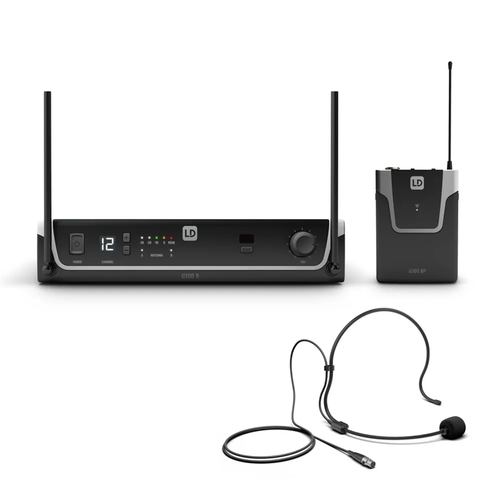 LD Systems U305 BPH - Funksystem mit Bodypack und Headset - 584 - 608 MHz