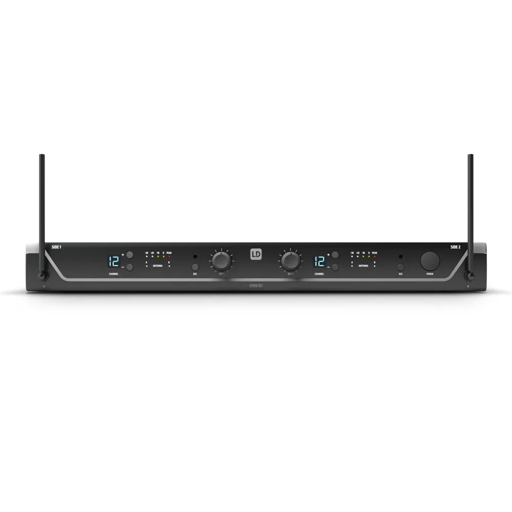 LD Systems U305 R2 - Dual Empfänger- 584 - 608 MHz