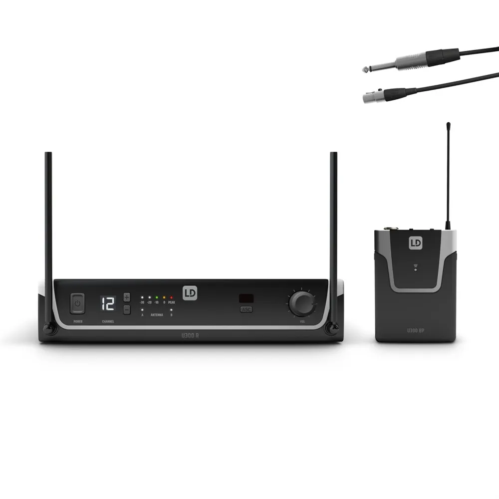 LD Systems U306 BPG - Funksystem mit Bodypack und Gitarren Kabel - 655 - 679 MHz