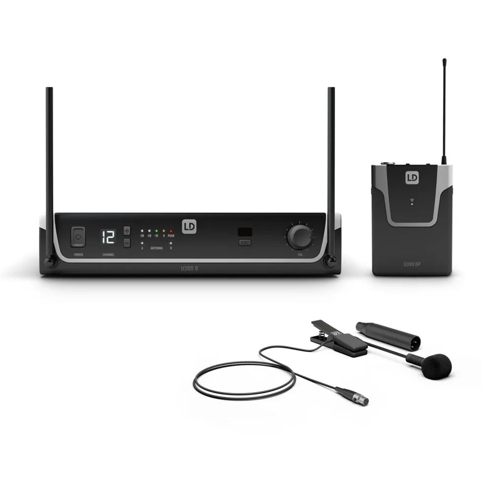 LD Systems U308 BPW - Funksystem mit Bodypack und Blasinstrumenten Mikrofon - 863 - 865 MHz+ 823 - 832 MHz