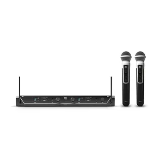 LD Systems U308 HHD 2 - Dual - Funkmikrofon System mit 2 x Handmikrofon dynamisch - 863 - 865 MHz + 823 - 832 MHz