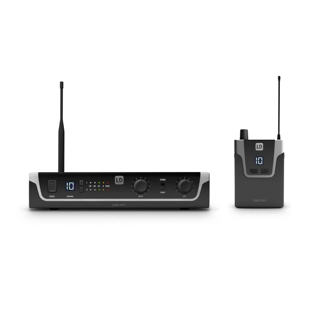 LD Systems U308 IEM - In-Ear Monitoring-System - 863 - 865 MHz + 823 - 832 MHz