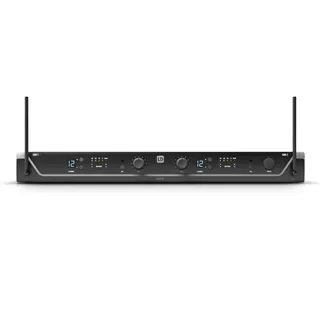 LD Systems U308 R2 - Dual Empfänger - 863 - 865 MHz + 823 - 832 MHz