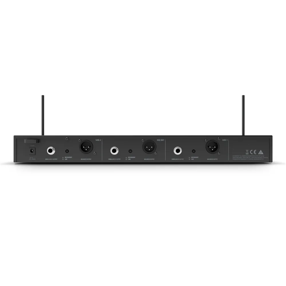 LD Systems U308 R2 - Dual Empfänger - 863 - 865 MHz + 823 - 832 MHz