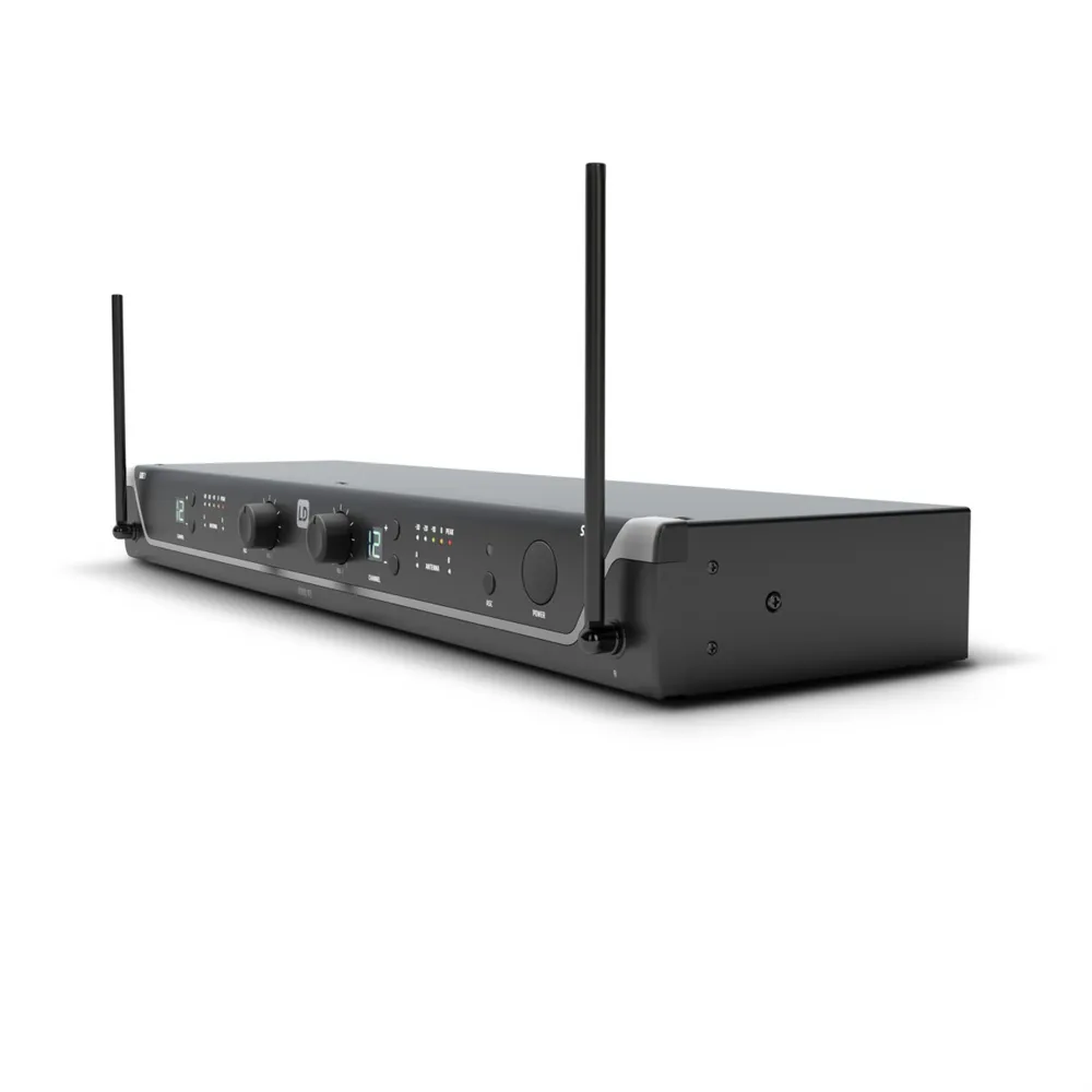 LD Systems U308 R2 - Dual Empfänger - 863 - 865 MHz + 823 - 832 MHz