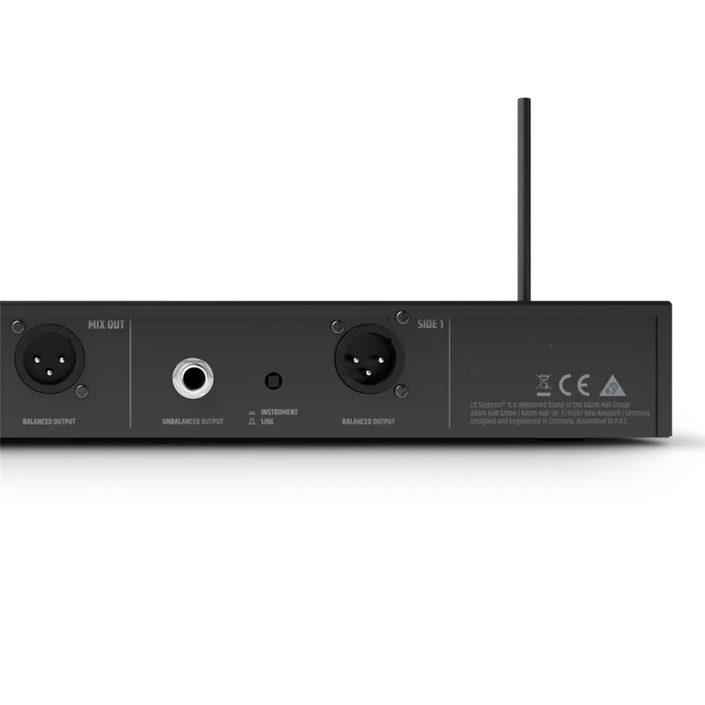 LD Systems U308 R2 - Dual Empfänger - 863 - 865 MHz + 823 - 832 MHz