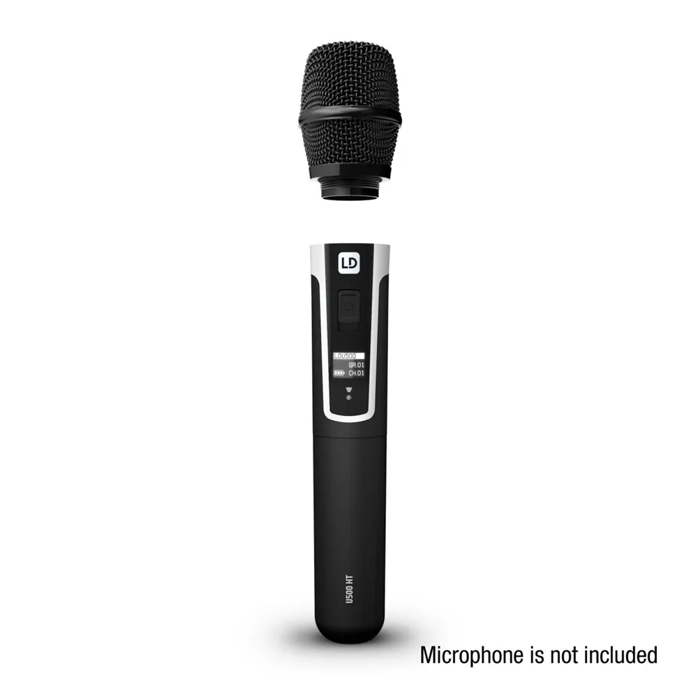LD Systems U500 CH - Kondensator-Mikrofonkopf mit Hypernieren-Charakteristik