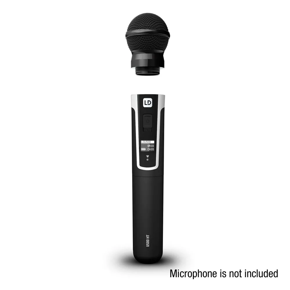 LD Systems U500 DH - Dynamischer Mikrofonkopf mit Hypernieren-Charakteristik