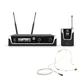 LD Systems U505 BPHH - Funkmikrofon System mit Bodypack und Headset beigefarben- 584 - 608 MHz