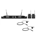 LD Systems U506 BPL 2 - Sistema di Microfono Wireless con 2 Bodypack e 2 Microfoni Lavalier