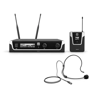 LD Systems U508 BPH - Funkmikrofon System mit Bodypack und Headset - 823 – 832 MHz + 863 – 865 MHz.