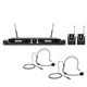 LD Systems U508 BPH 2 - Dual - Funkmikrofon System mit 2 x Bodypack und 2 x Headset - 823 - 832 MHz + 863 - 865 MHz