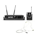 LD Systems U508 BPHH - Wireless Microphone System with Bodypack and Beige Headset - 863 - 865 MHz + 823 - 832 MHz